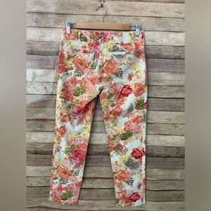 Anthropologie Cartonnier Women’s Floral Crop Pants Size: 2 NWOT